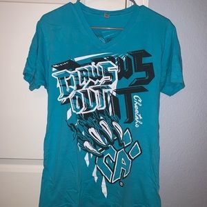 Blue claws out Cheer Athletics T shirt